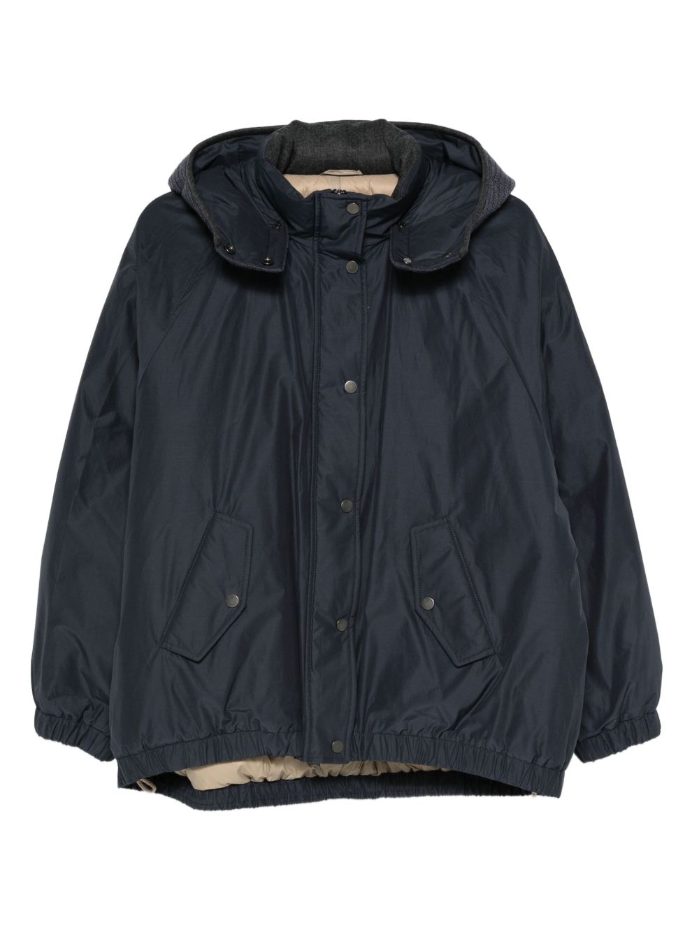 Brunello Cucinelli Coats Blue Brunello Cucinelli