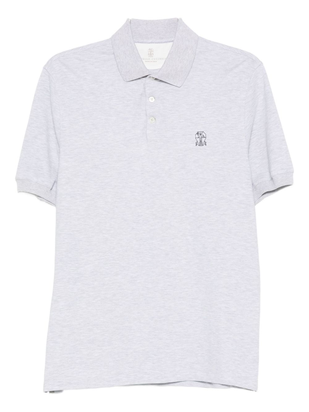 Brunello Cucinelli T-shirts and Polos Light Grey Brunello Cucinelli