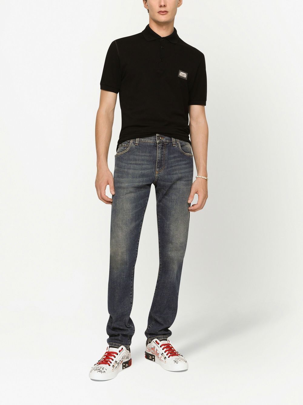 Dolce & Gabbana Logo cotton polo shirt Dolce & Gabbana