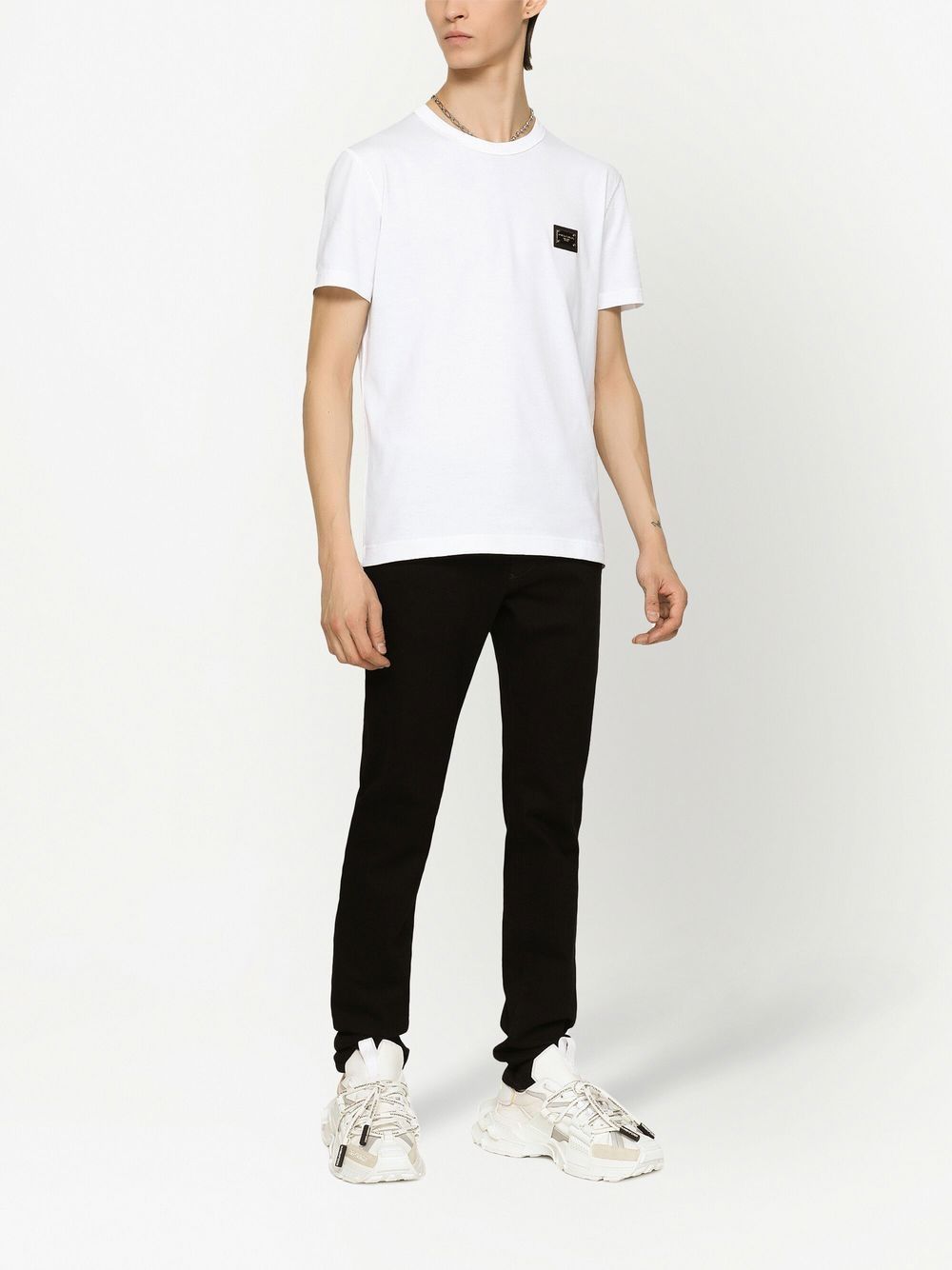 Dolce & Gabbana logo-tag Cotton T-shirt Dolce & Gabbana