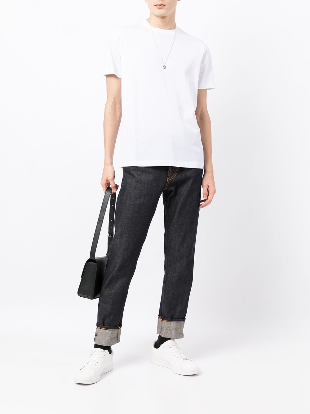 Emporio Armani T-shirts and Polos White Emporio Armani
