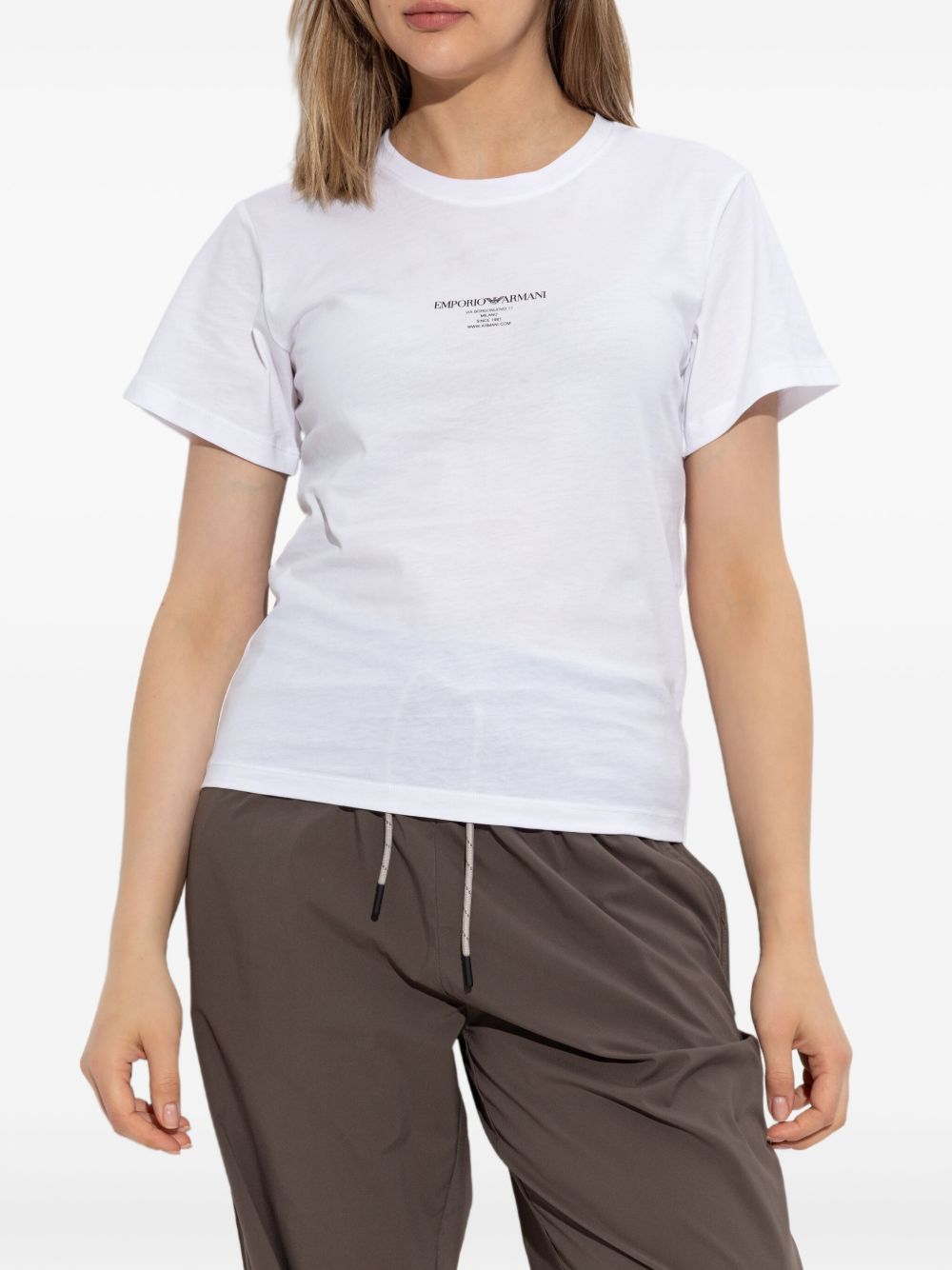 Emporio Armani T-shirts and Polos White Emporio Armani