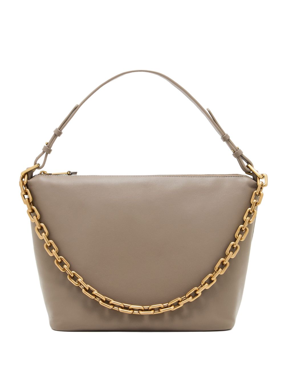 Emporio Armani Medium leather hobo bag with chain Emporio Armani 