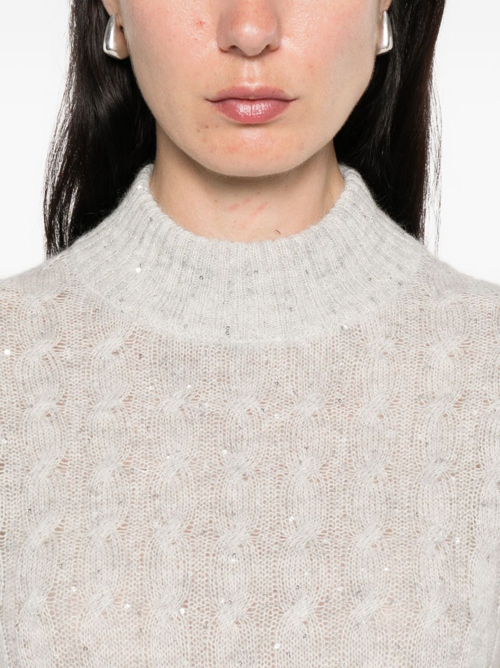 Brunello Cucinelli Sweaters Grey Brunello Cucinelli