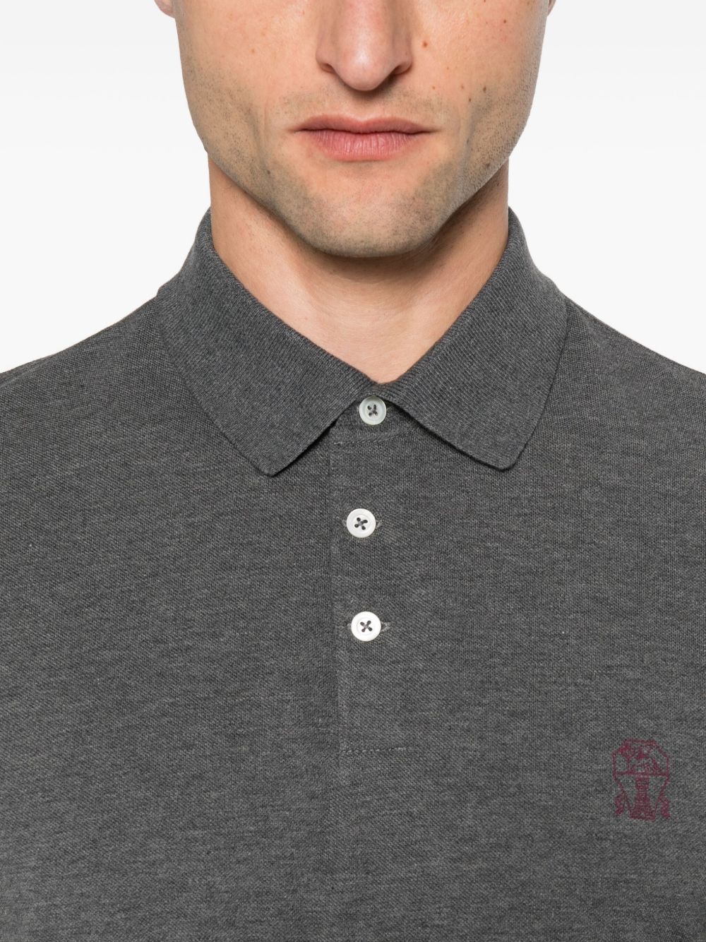 Brunello Cucinelli T-shirts and Polos Grey Brunello Cucinelli