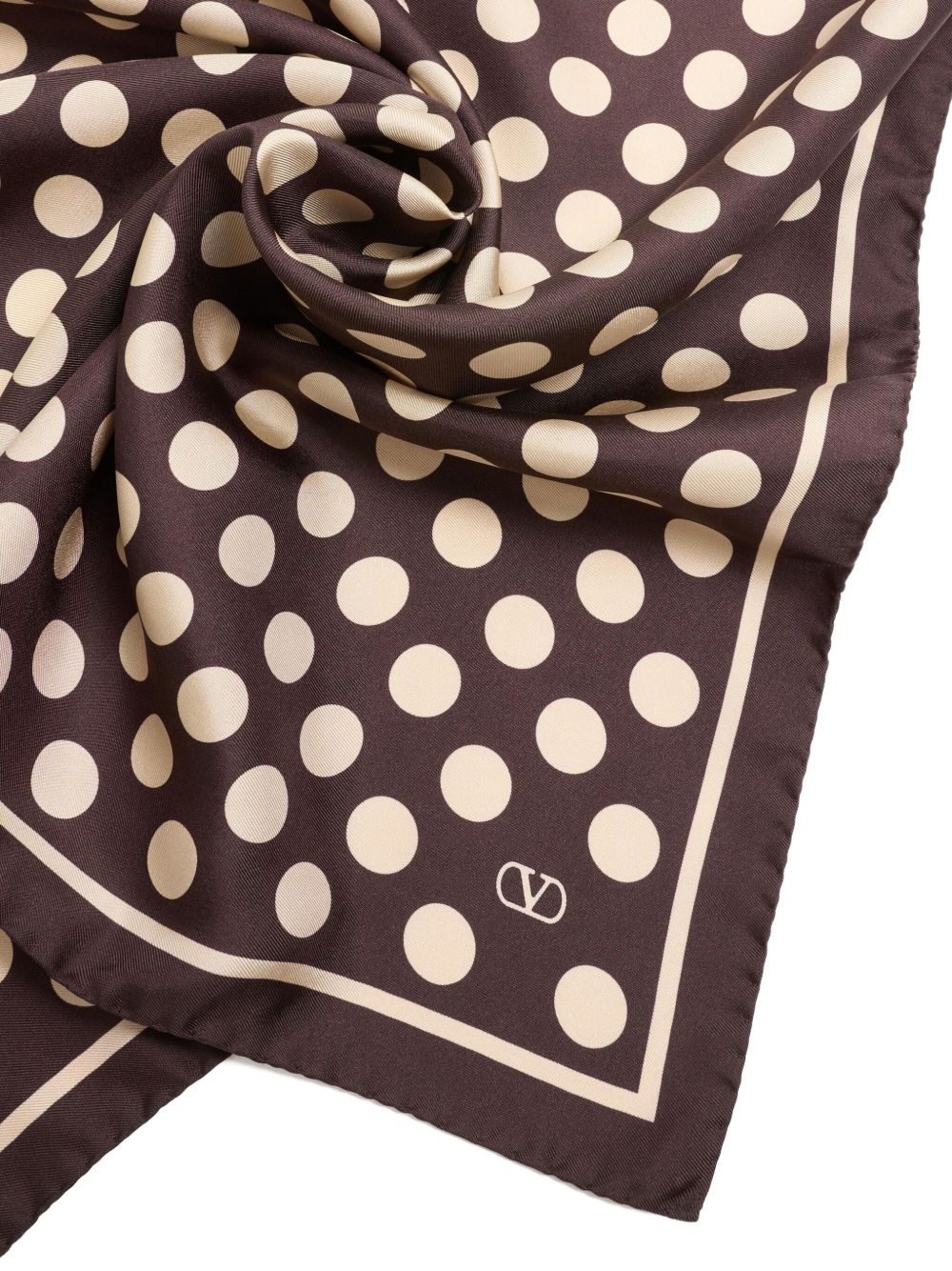 Valentino Garavani Opticool Silk Scarf Valentino Garavani