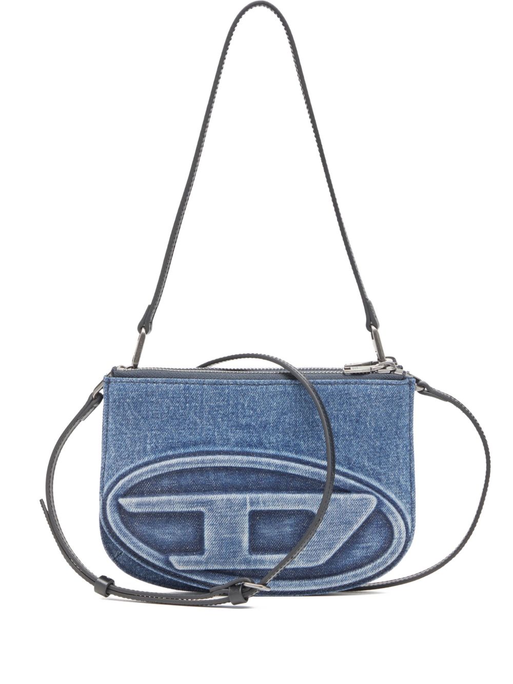 Diesel 1DR Twin denim shoulder bag Diesel