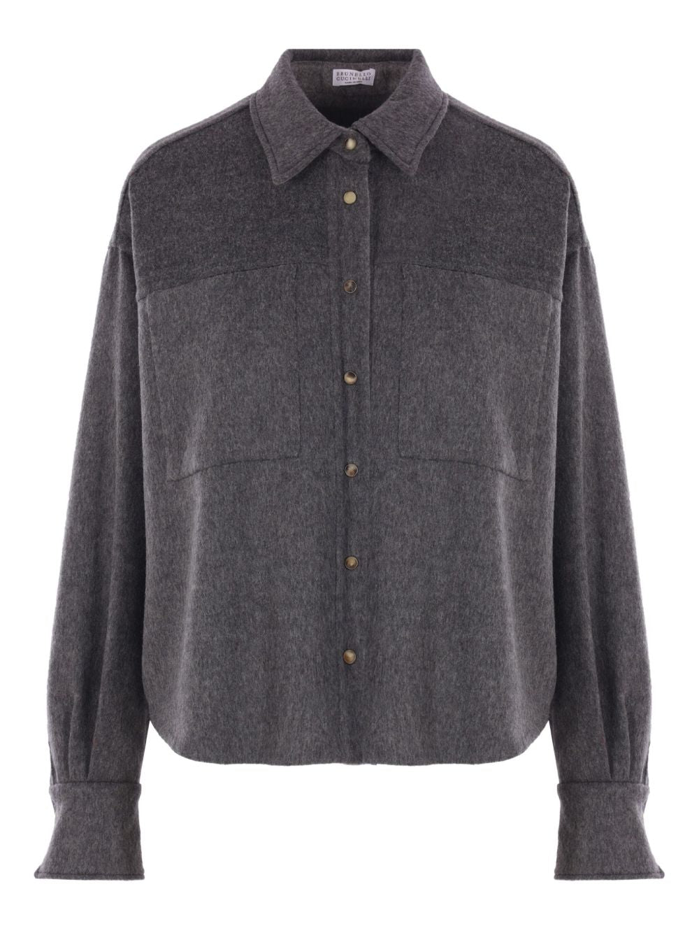 Brunello Cucinelli Shirts Grey Brunello Cucinelli
