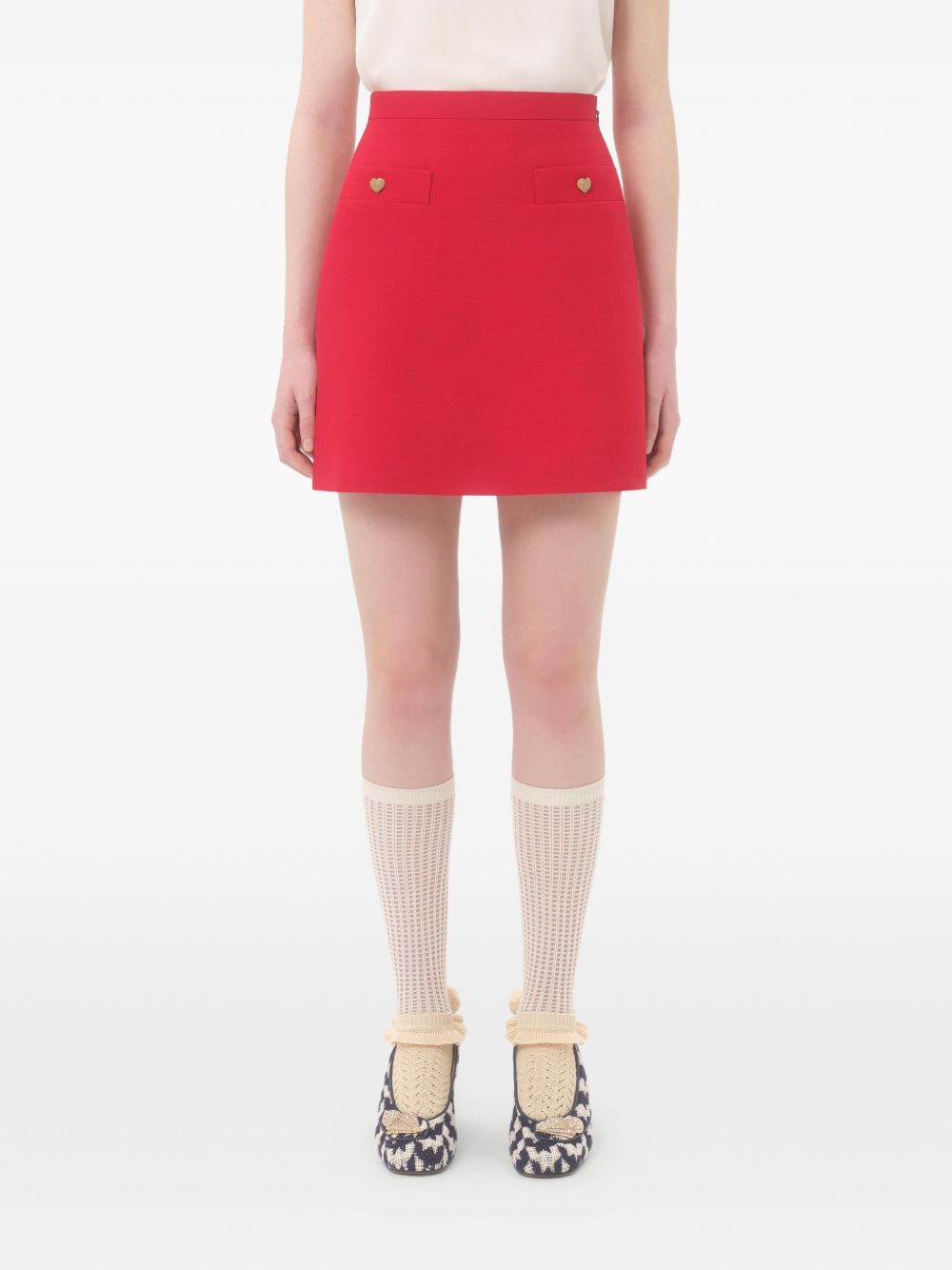 Valentino Crepe Couture Skirt Valentino