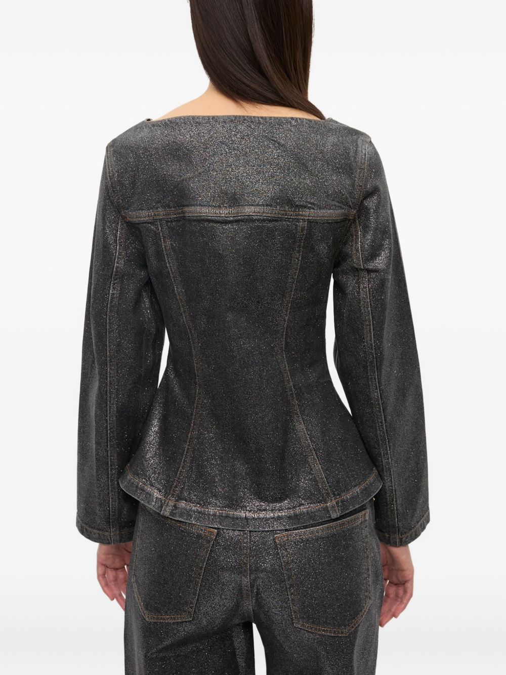 GANNI Jackets Black Ganni