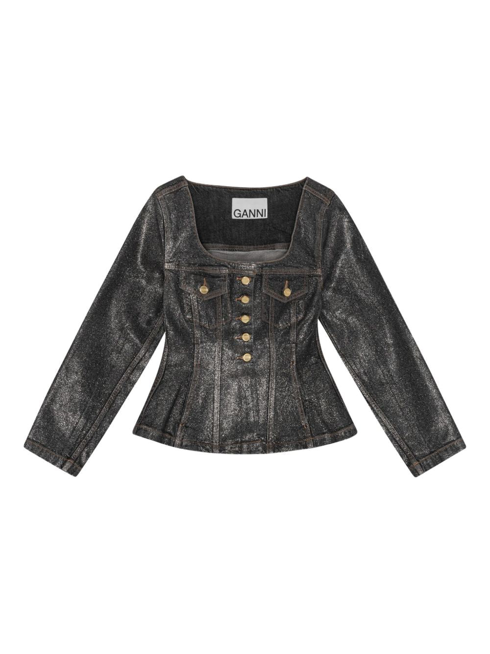 GANNI Jackets Black Ganni