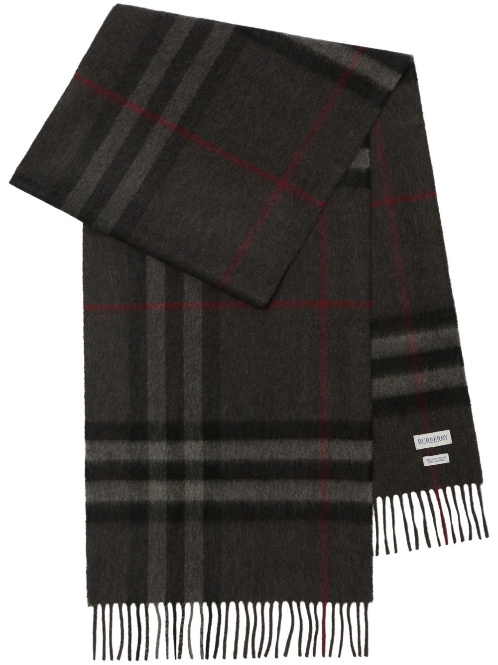 Burberry check cashmere scarf Burberry