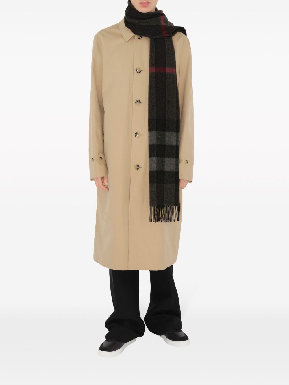 Burberry check cashmere scarf Burberry
