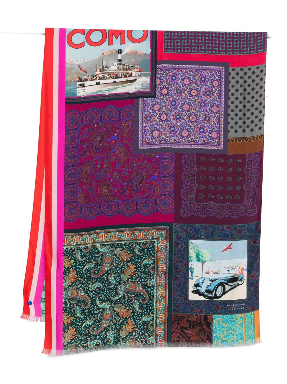 Pierre Louis Mascia silk printed scarf Pierre Louis Mascia