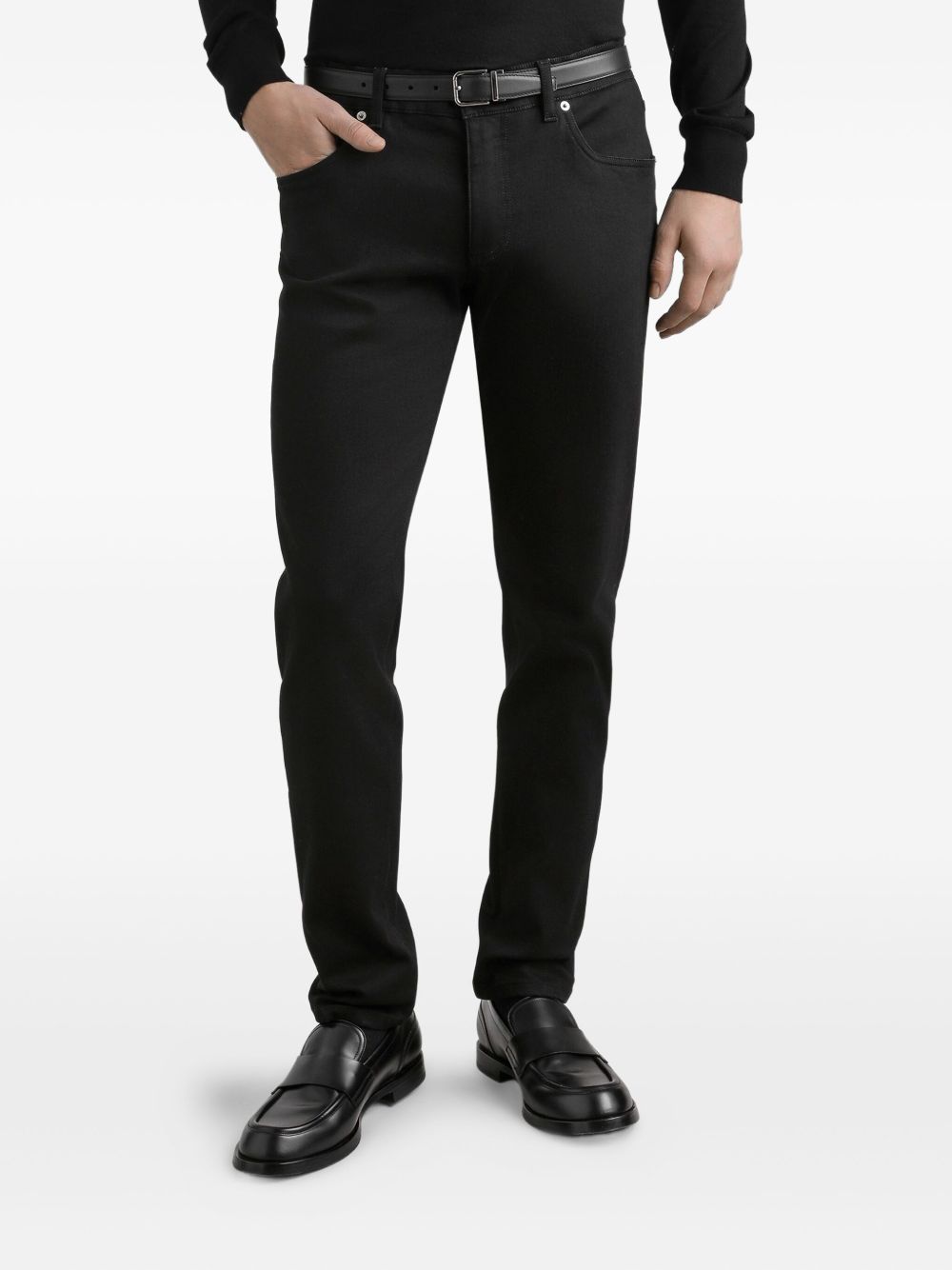 Dolce & Gabbana five pockets logo plaque Denim cotton jeans Dolce & Gabbana