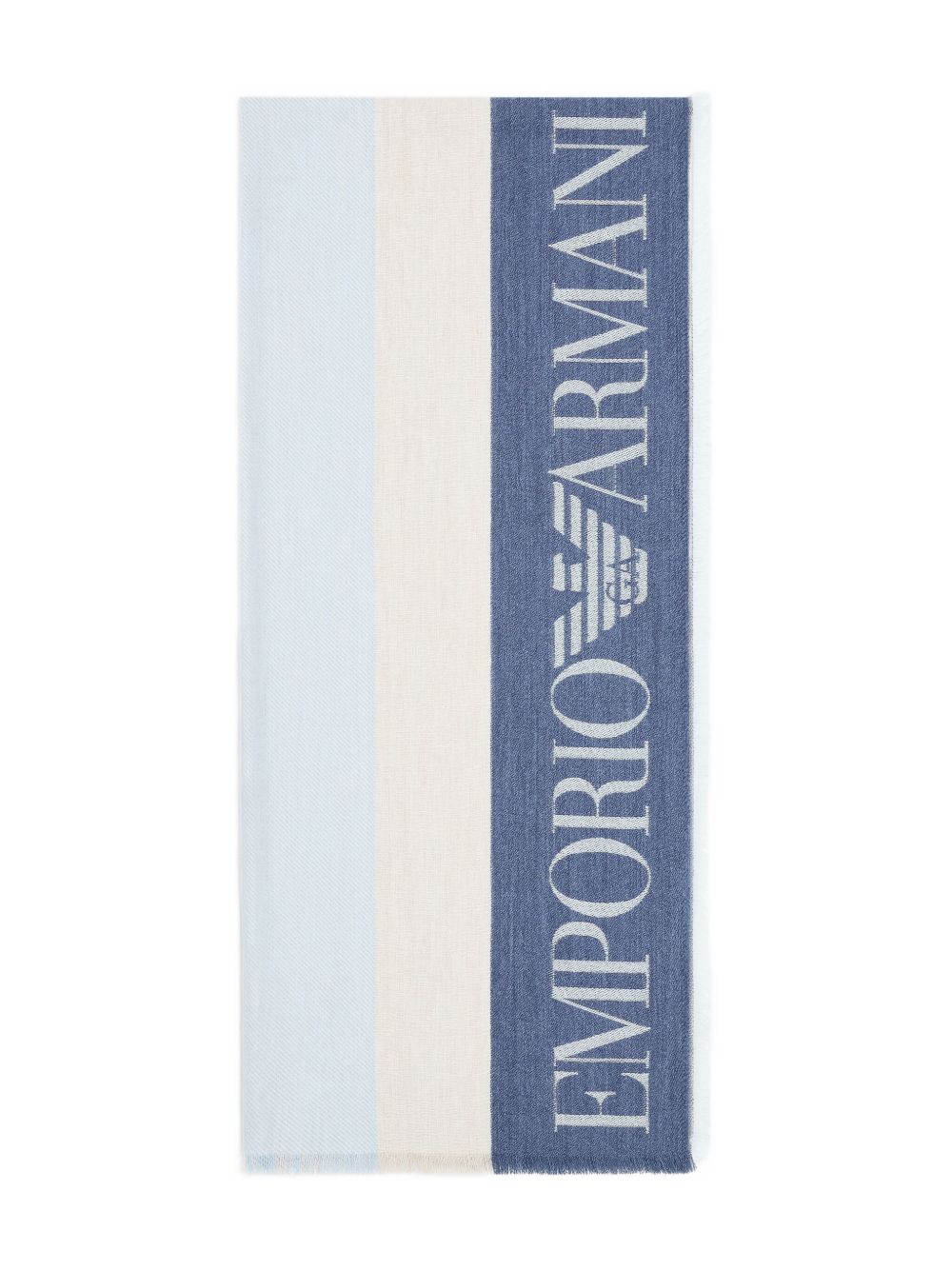 Emporio Armani Stole with multicoloured vertical bands Emporio Armani 