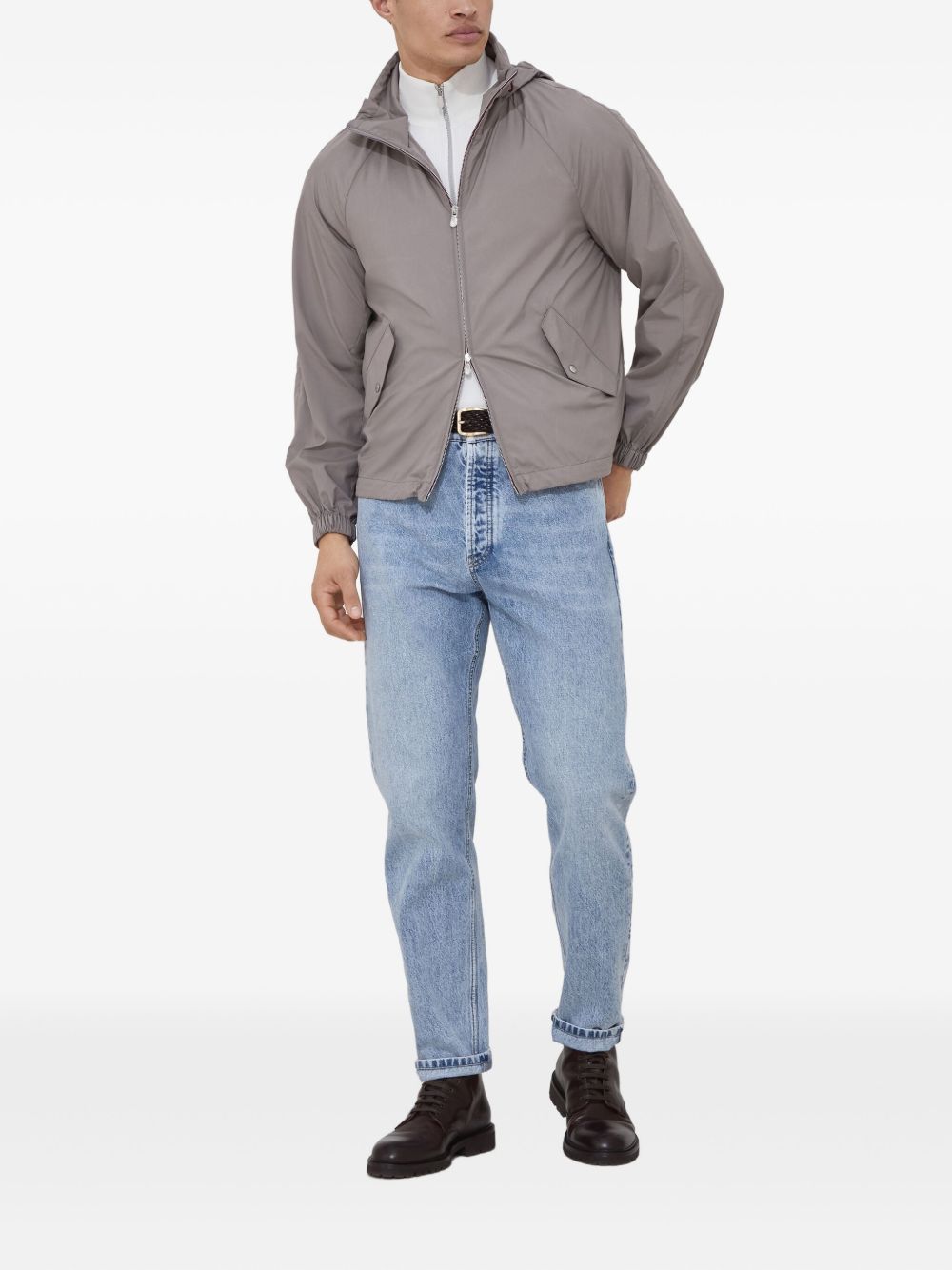 Brunello Cucinelli Coats Dove Grey Brunello Cucinelli
