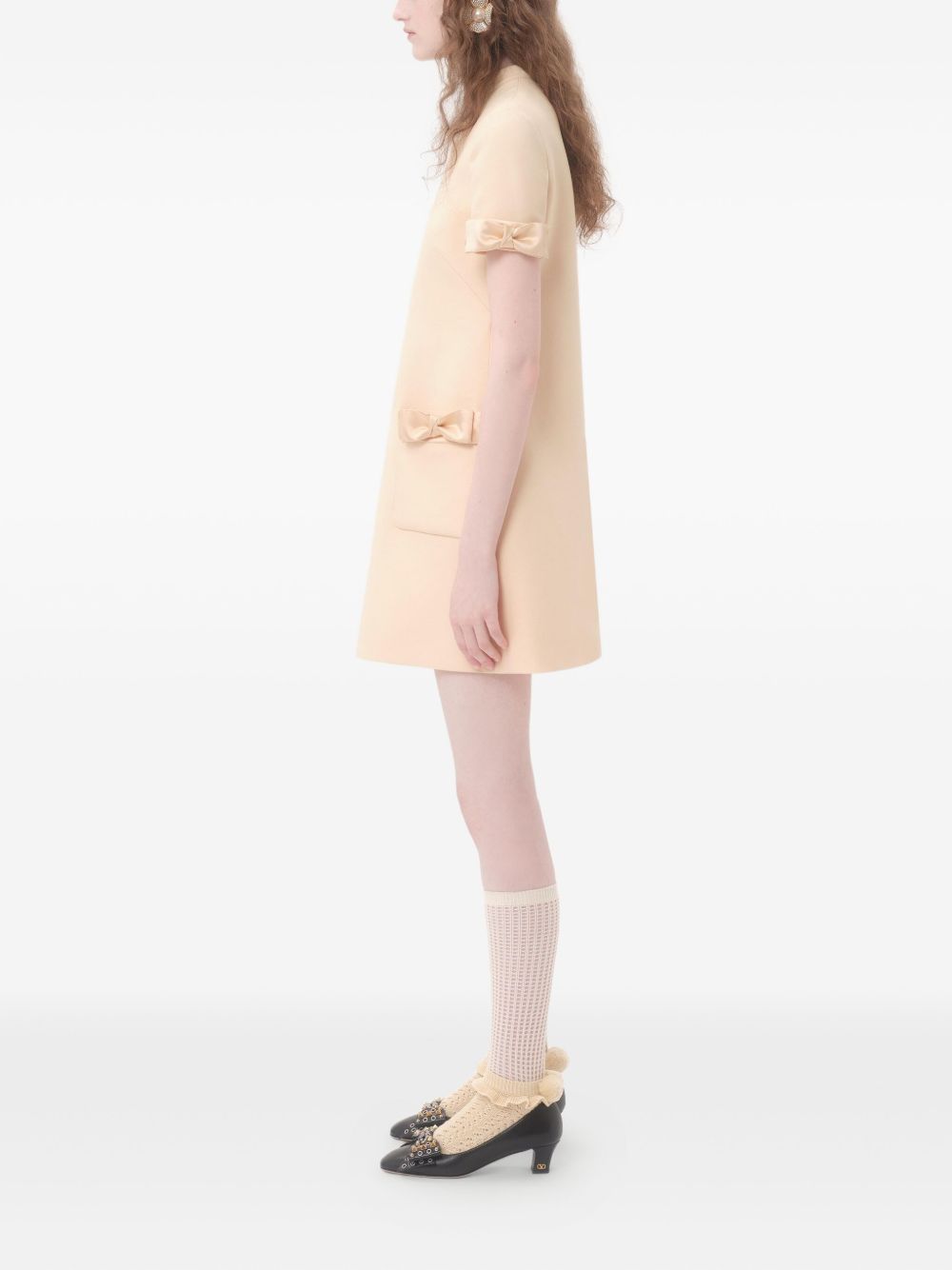 Valentino Short Crepe Couture Dress Valentino