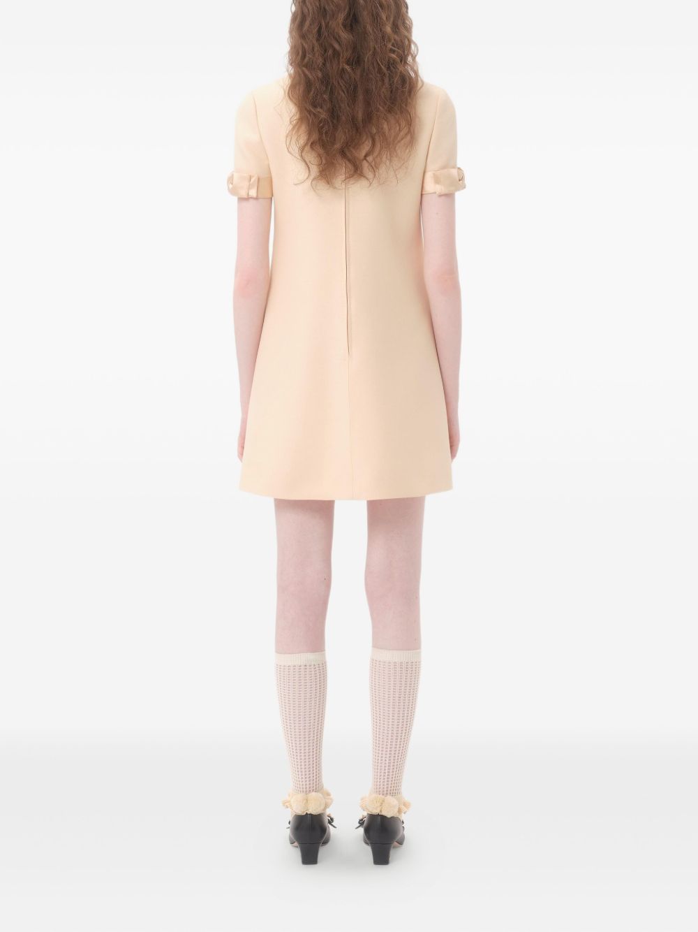 Valentino Short Crepe Couture Dress Valentino