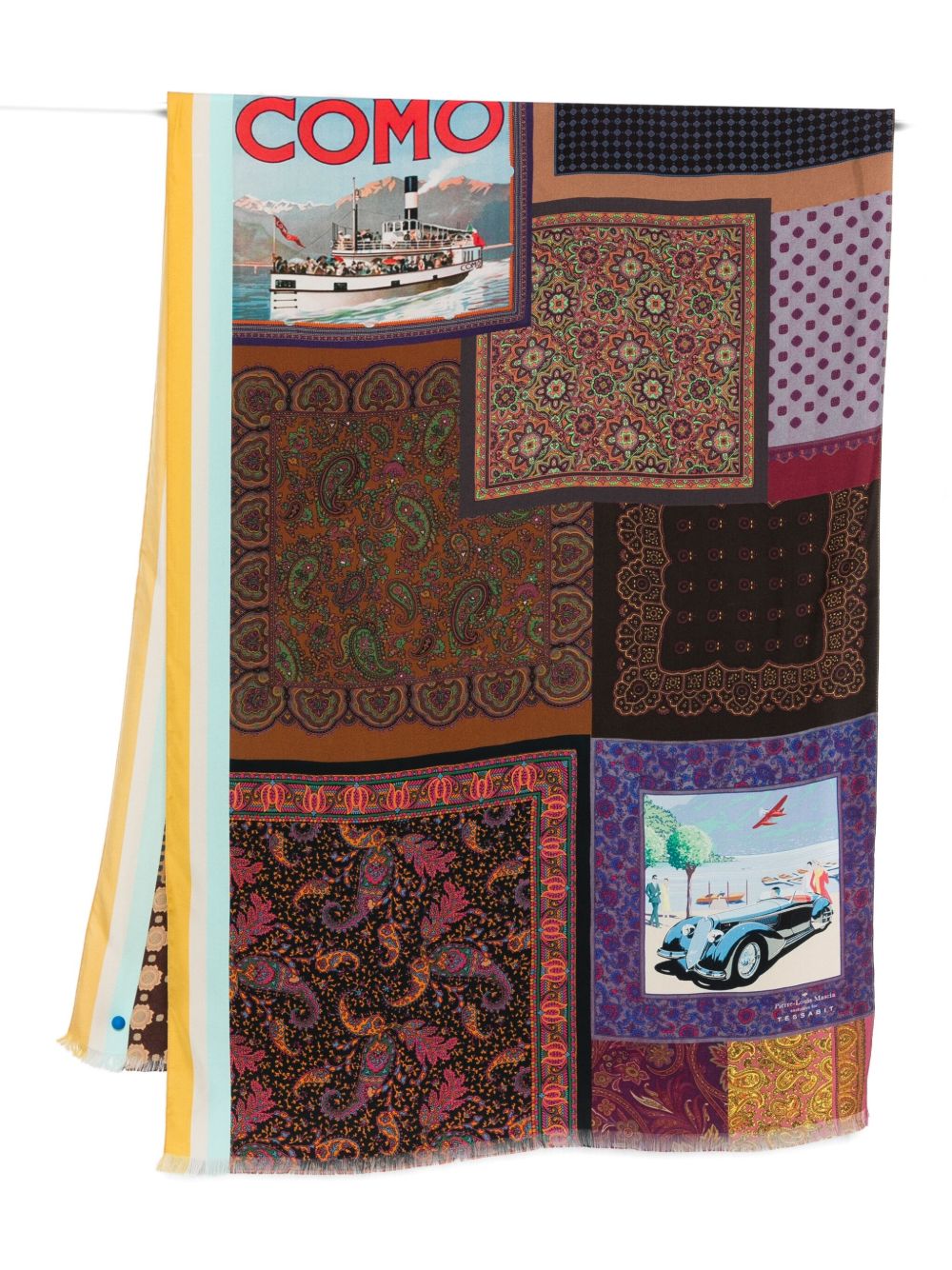 Pierre Louis Mascia silk printed scarf Pierre Louis Mascia
