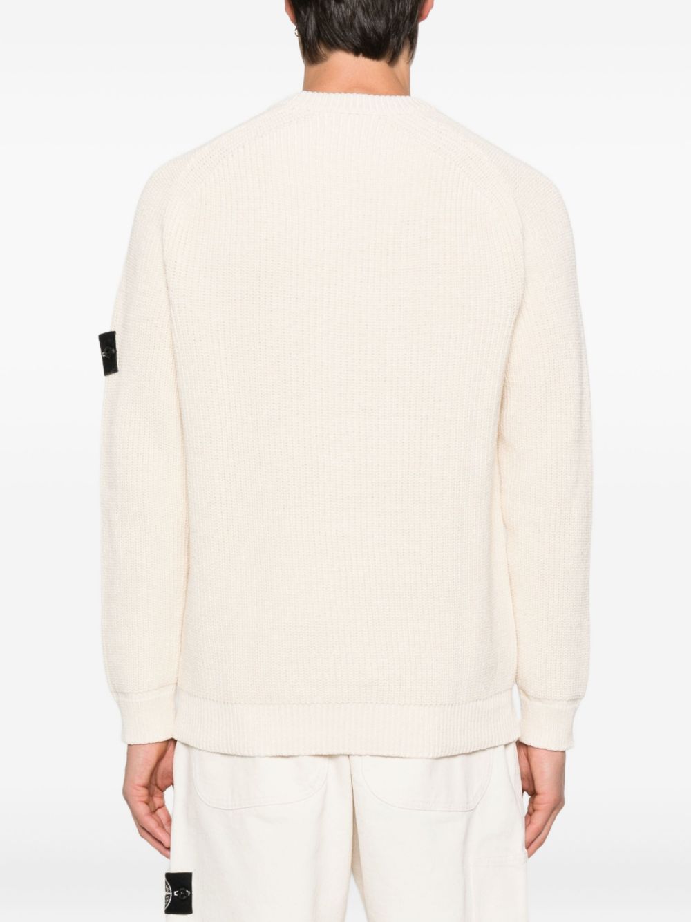 Stone Island Sweaters Ivory Stone Island