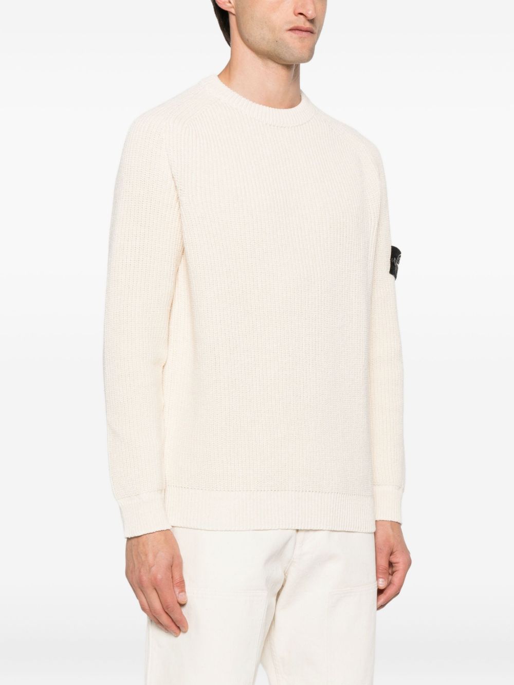 Stone Island Sweaters Ivory Stone Island