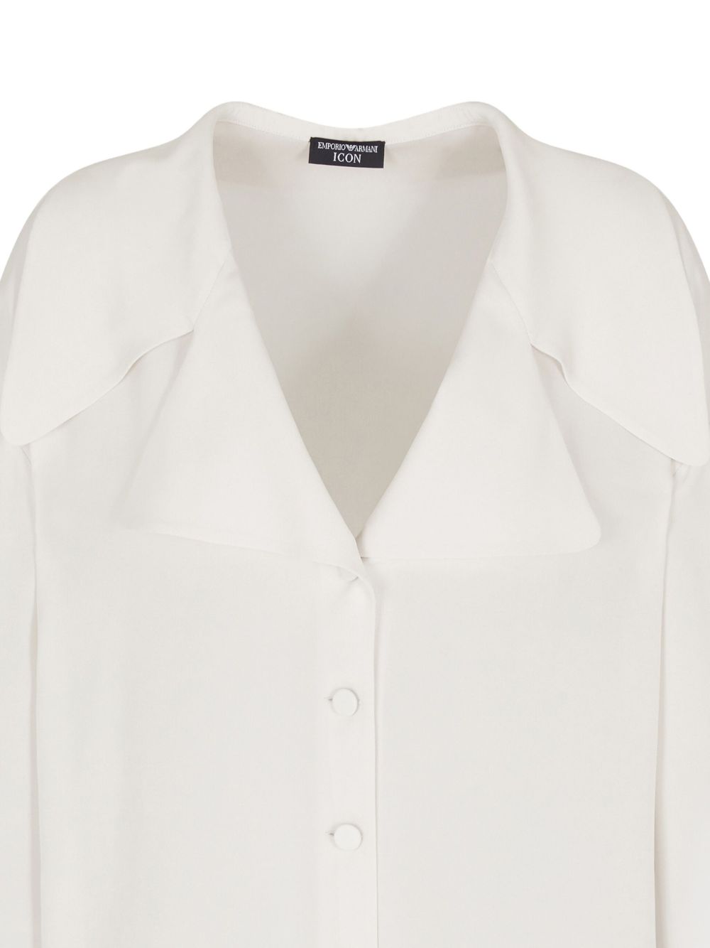 Emporio Armani Icon double silk georgette shirt Emporio Armani 