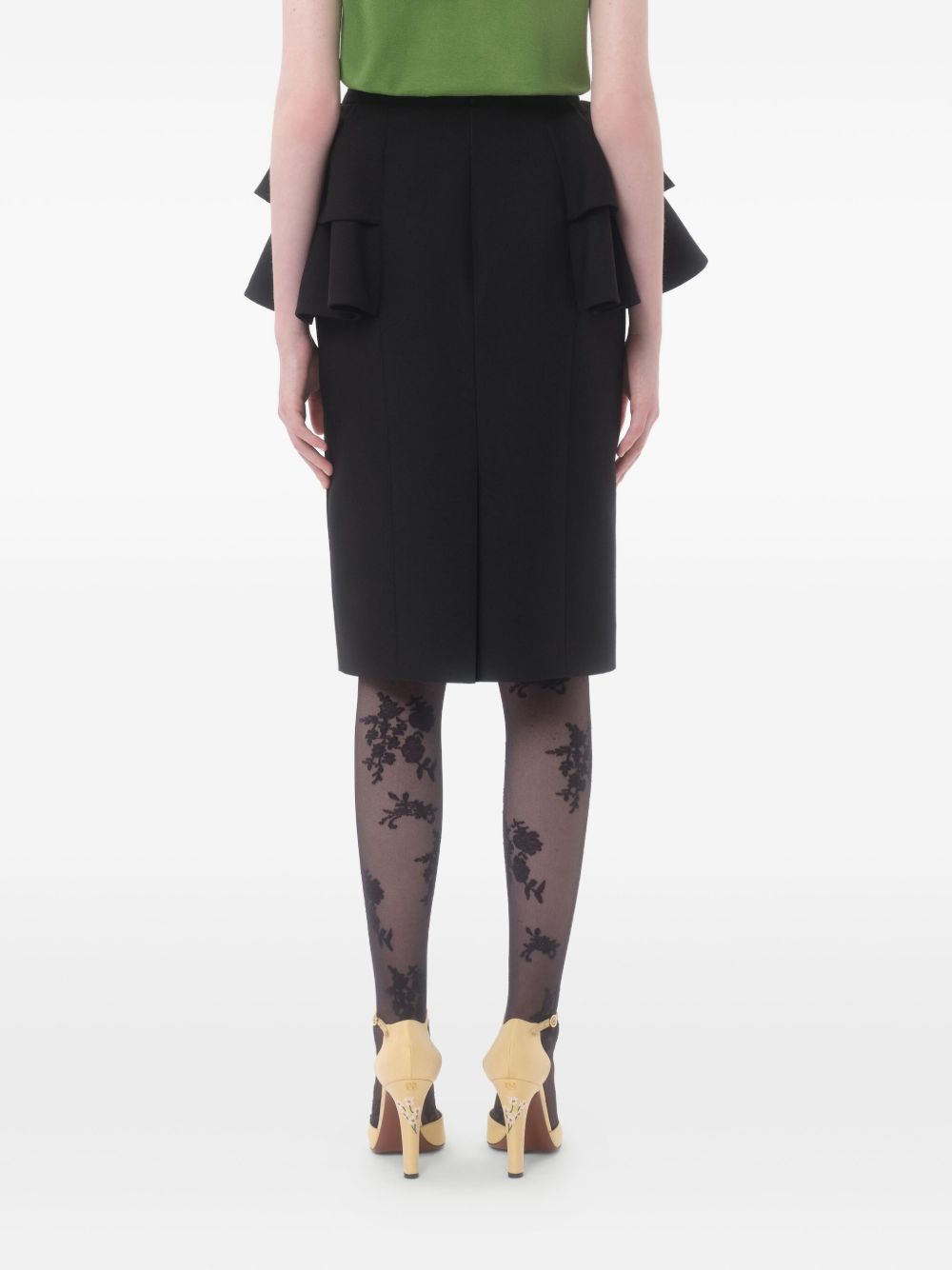 Valentino Crepe Couture midi skirt Valentino