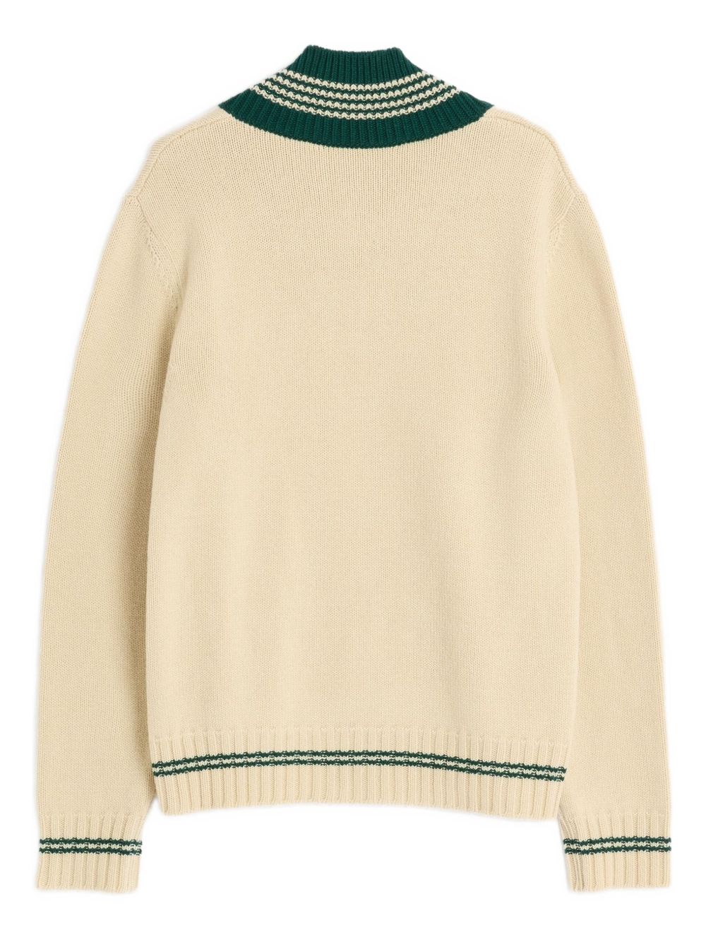 Valentino Le Chien De La Maison Jacquard Embroidery Wool Sweater Valentino
