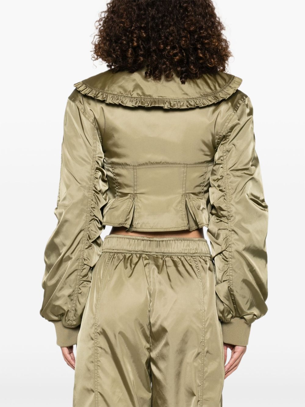 GANNI Coats Green Ganni