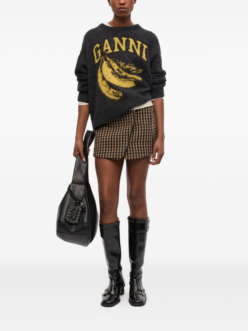 GANNI Sweaters Grey Ganni