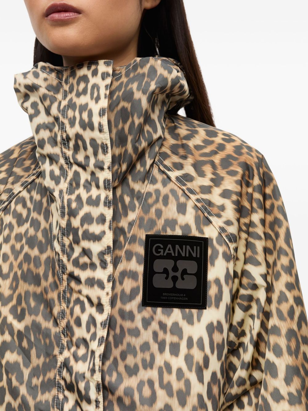 GANNI Coats Brown Ganni 