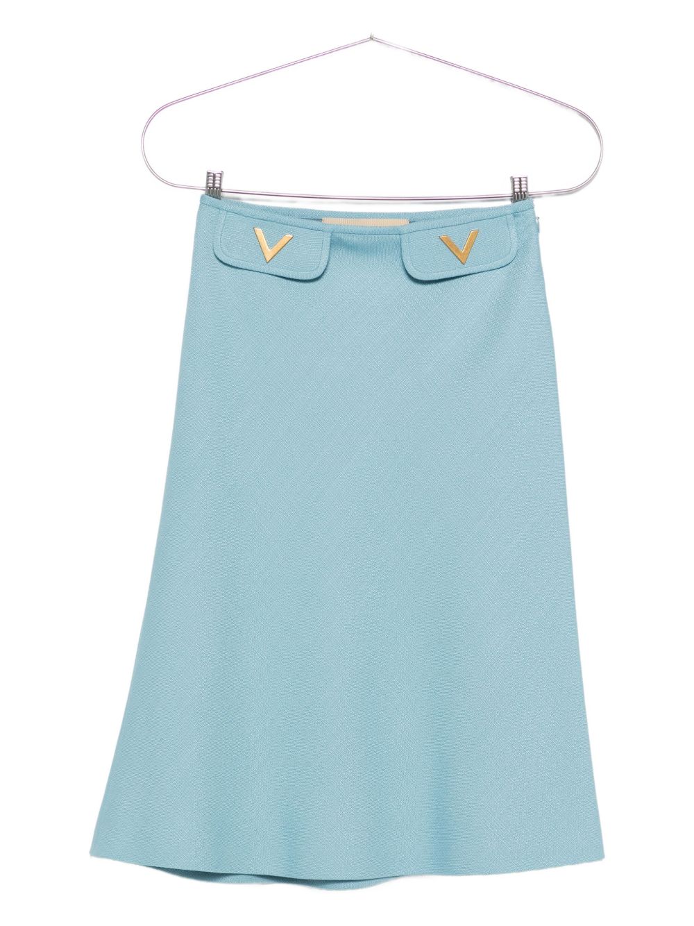 Valentino V-detail A-line midi skirt Valentino