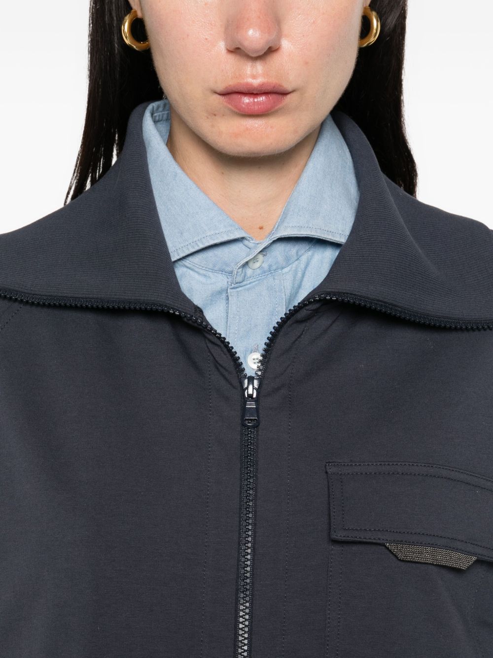 Brunello Cucinelli Sweaters Blue Brunello Cucinelli
