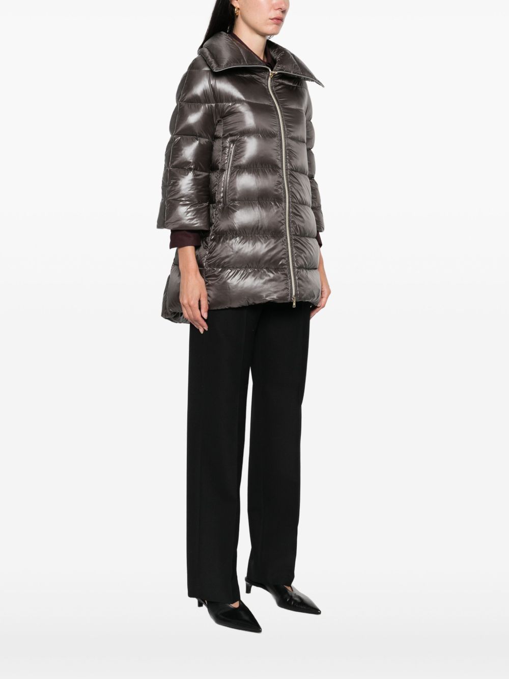 Herno Coats Grey Herno