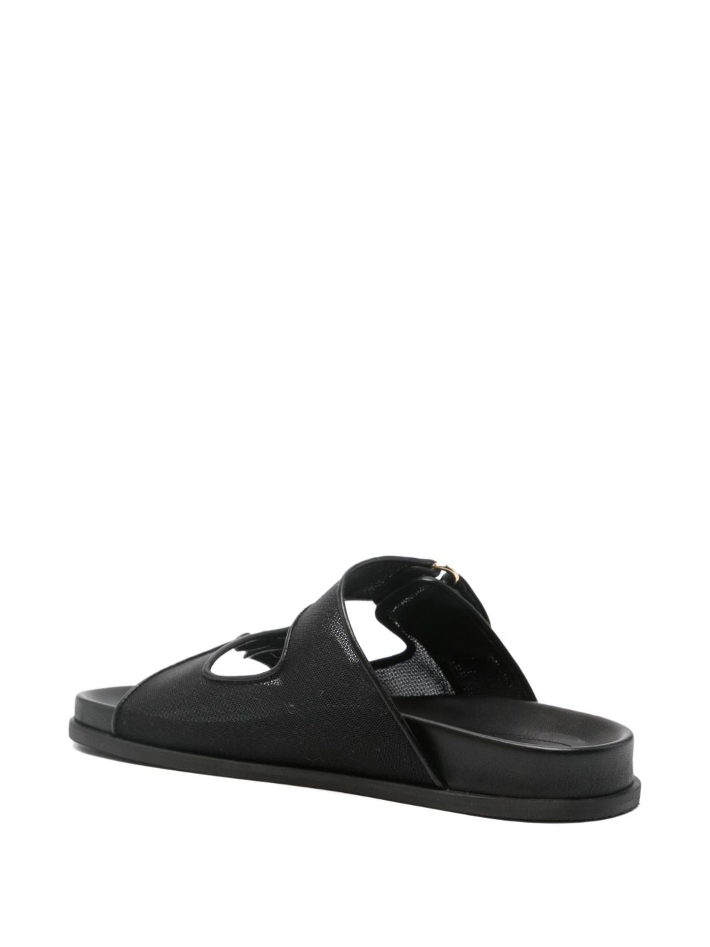 Jimmy Choo Fayence Sandal Low leather sandals with pearls Jimmy Choo