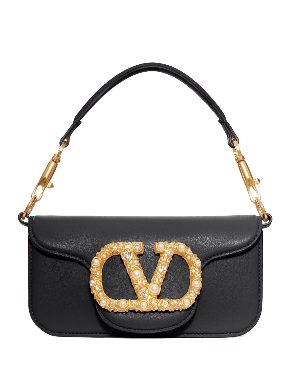 Valentino Garavani Locò small leather shoulder bag Valentino Garavani