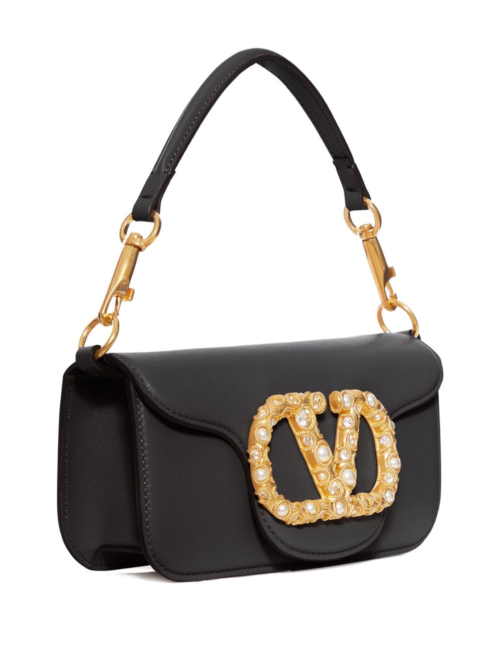Valentino Garavani Locò small leather shoulder bag Valentino Garavani