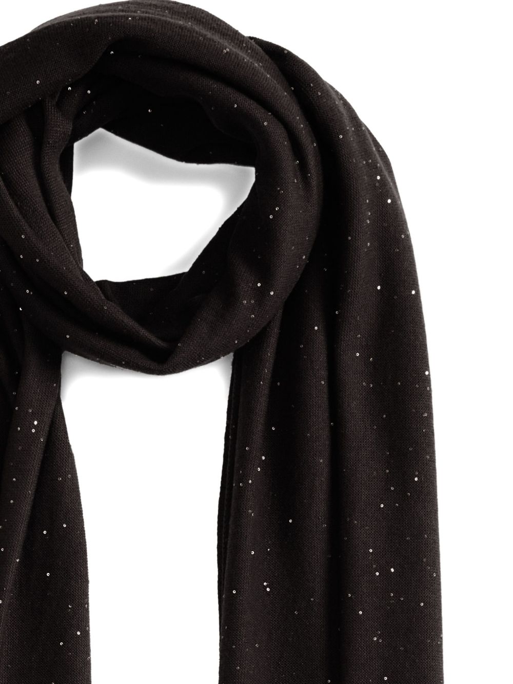 Fabiana Filippi sequin embellishment Wool scarf Fabiana Filippi