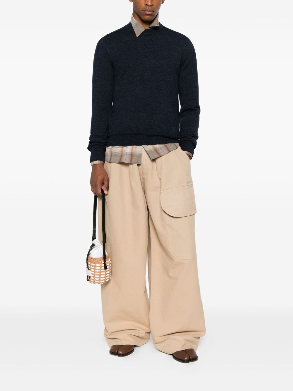 Maison Margiela Sweaters Blue Maison Margiela