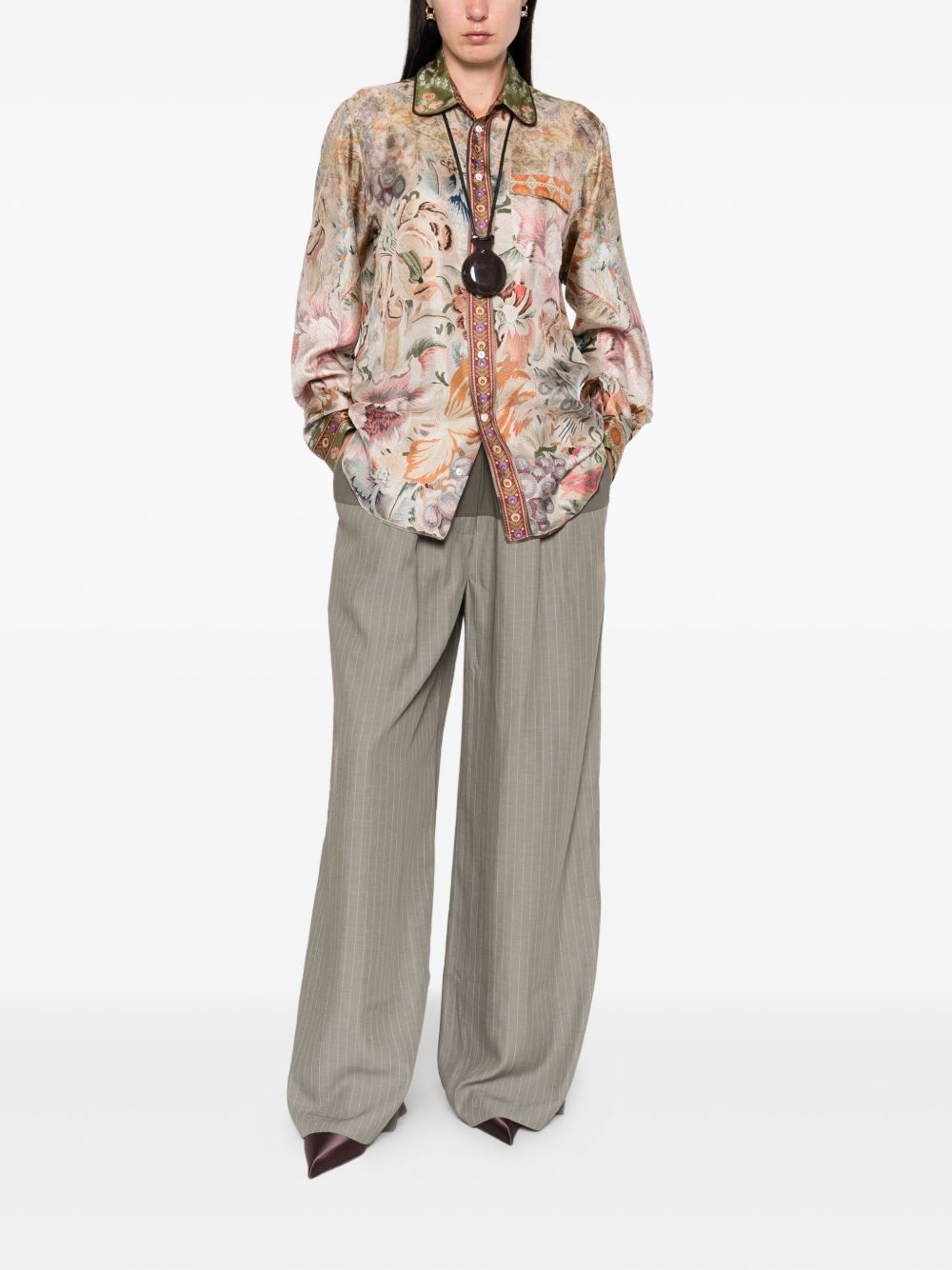 Pierre Louis Mascia Shirts Beige Pierre Louis Mascia