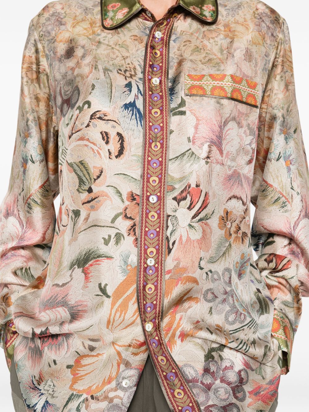 Pierre Louis Mascia Shirts Beige Pierre Louis Mascia