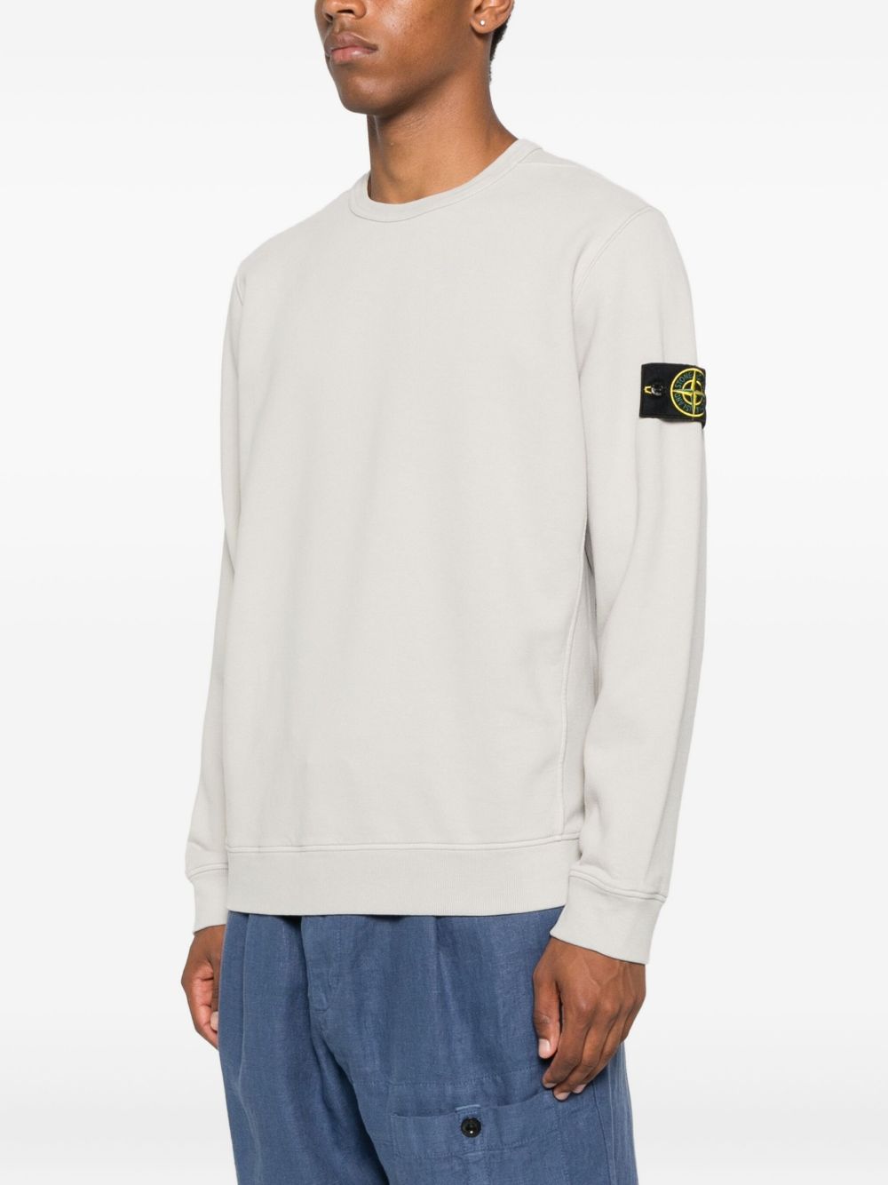 Stone Island Sweaters Light Grey Stone Island
