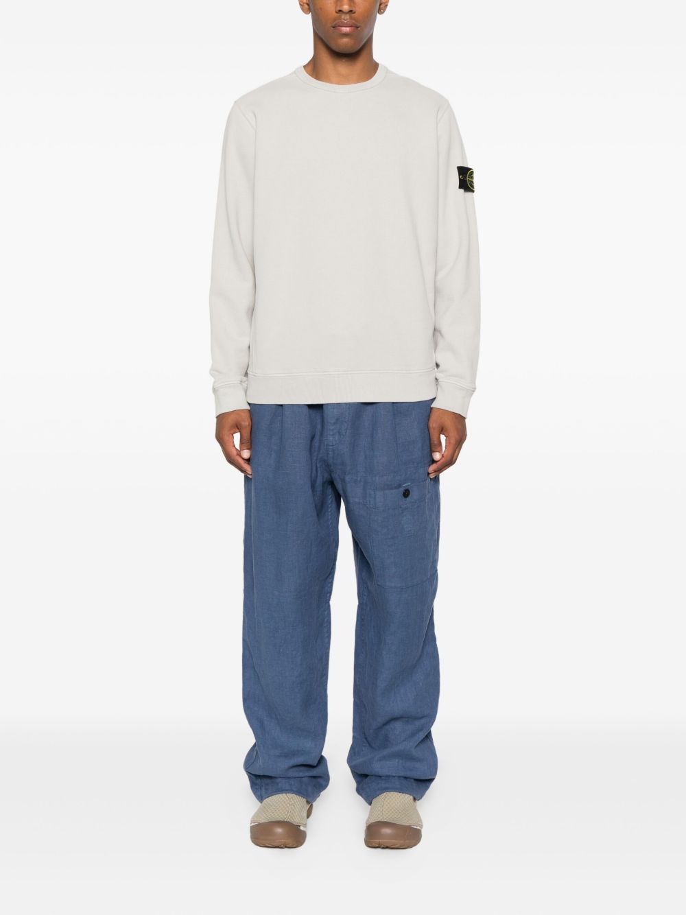 Stone Island Sweaters Light Grey Stone Island