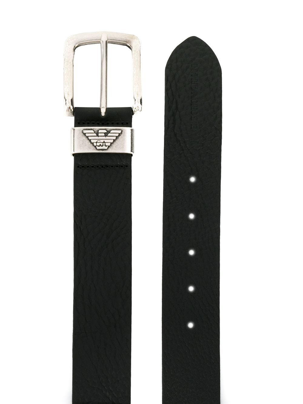 Emporio Armani Exclusive Leather belt with logo buckle EMPORIO ARMANI EXCLUSIVE