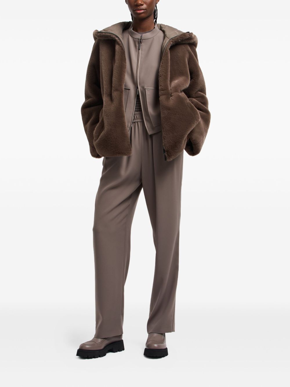 Emporio Armani Coats Dove Grey Emporio Armani 