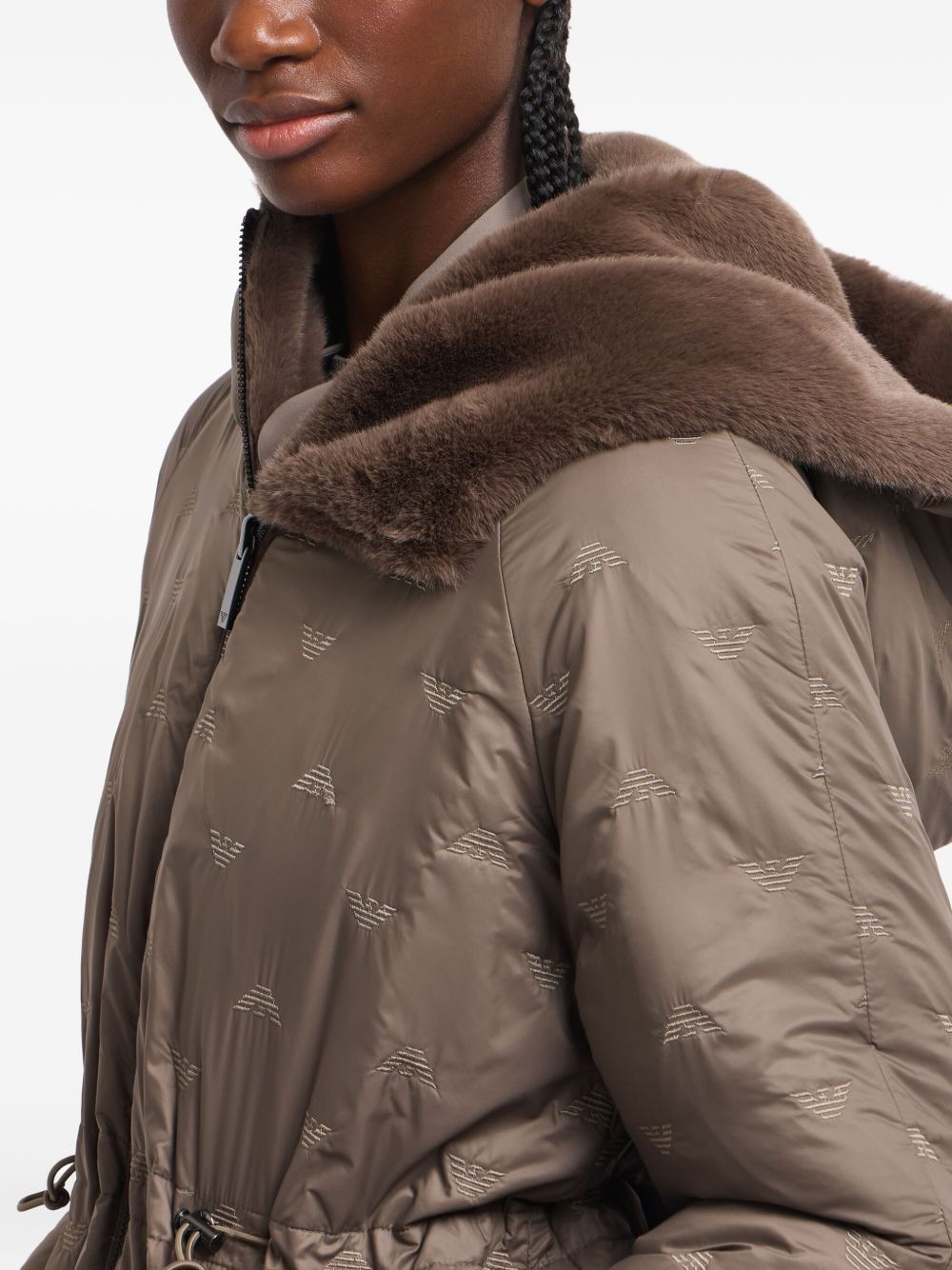 Emporio Armani Coats Dove Grey Emporio Armani 