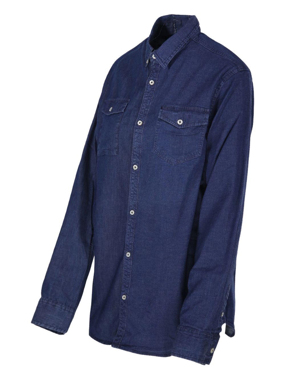 E.L.V. DENIM Shirts Blue E.L.V. Denim 