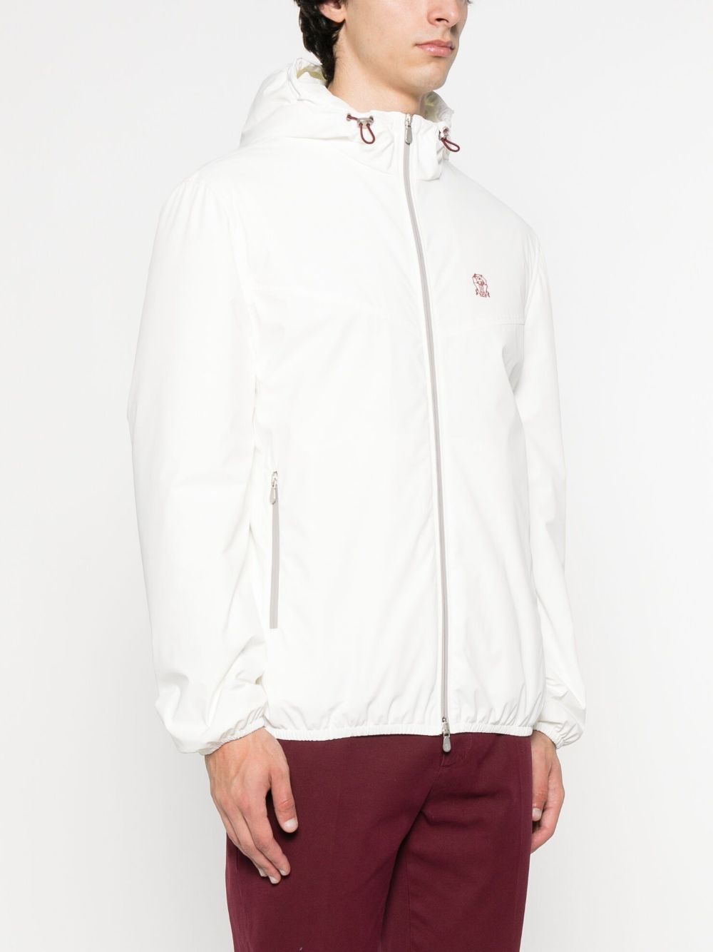 Brunello Cucinelli Coats White Brunello Cucinelli