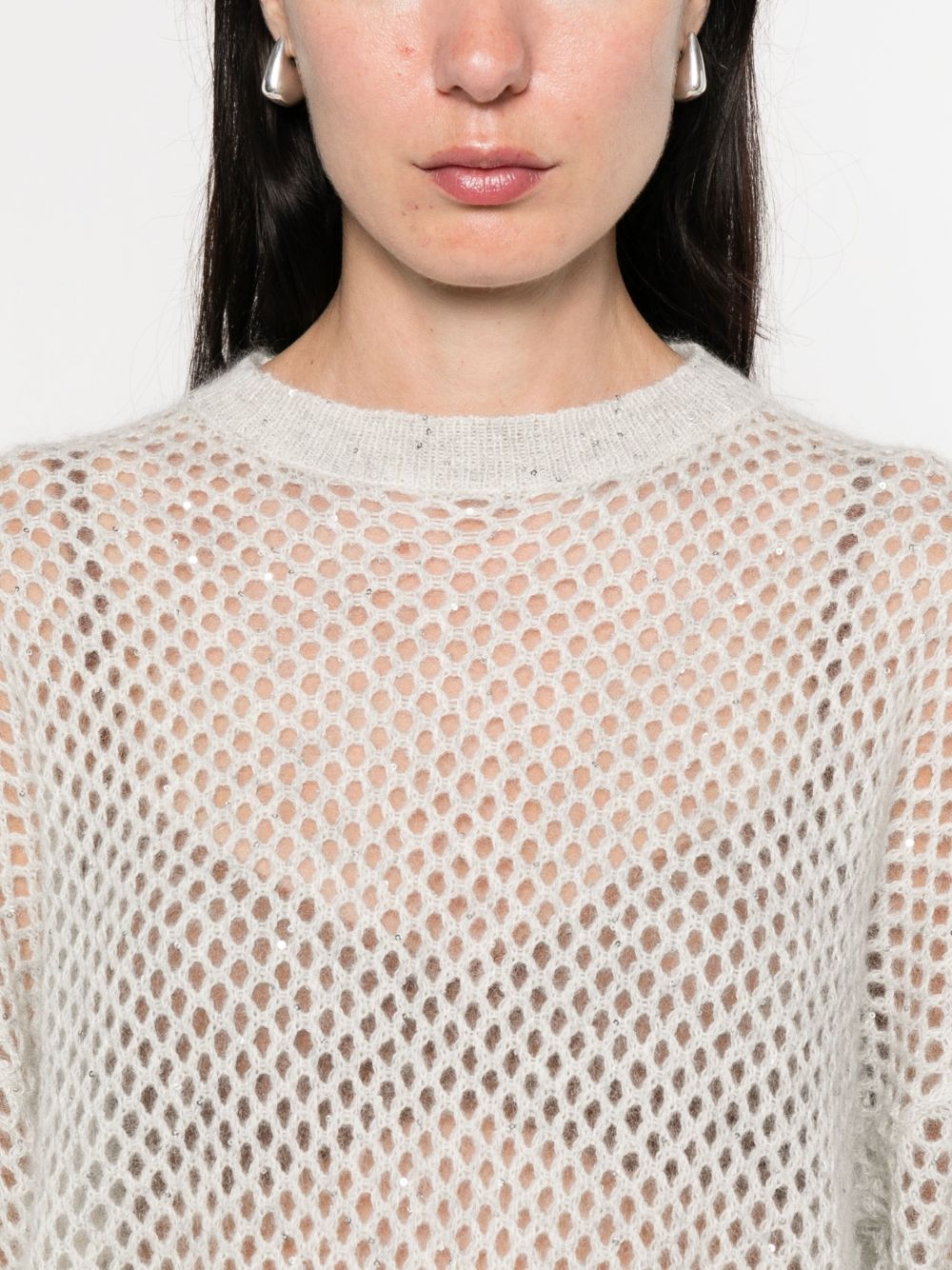 Brunello Cucinelli Sweaters Grey Brunello Cucinelli